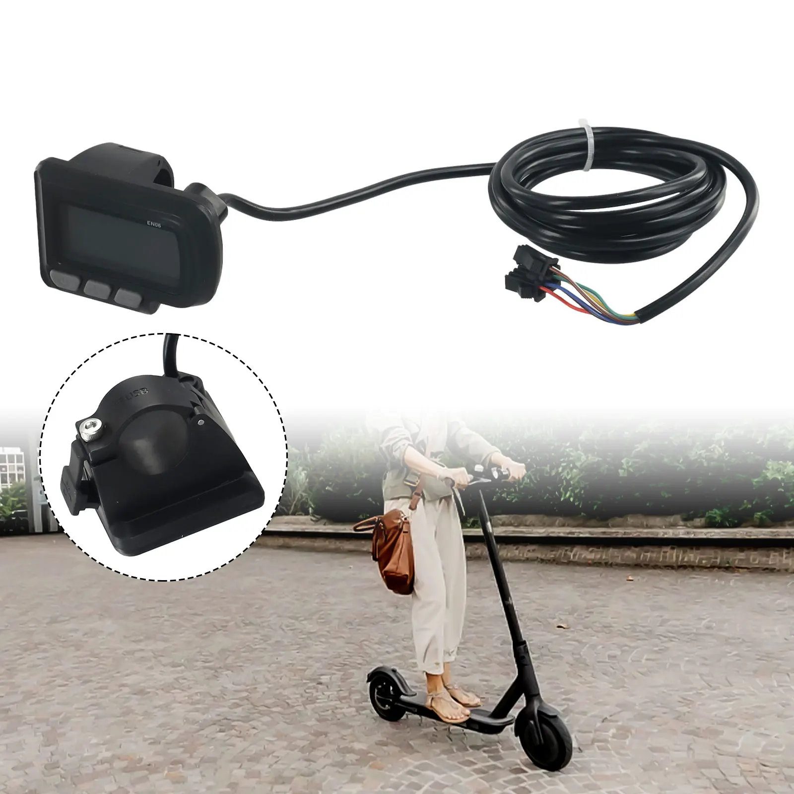 

ЖК-дисплей EN06 для электровелосипеда, дисплей 24 В/36 В/48 В, USB