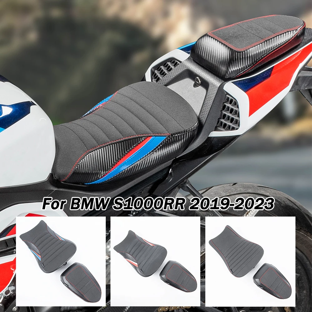 

For BMW S1000RR 2019 2020 2021 2022 2023 Front Driver Seat Cowl Cushion S1000 RR S 1000RR Motorcycle Rear Passenger Pillion Seat