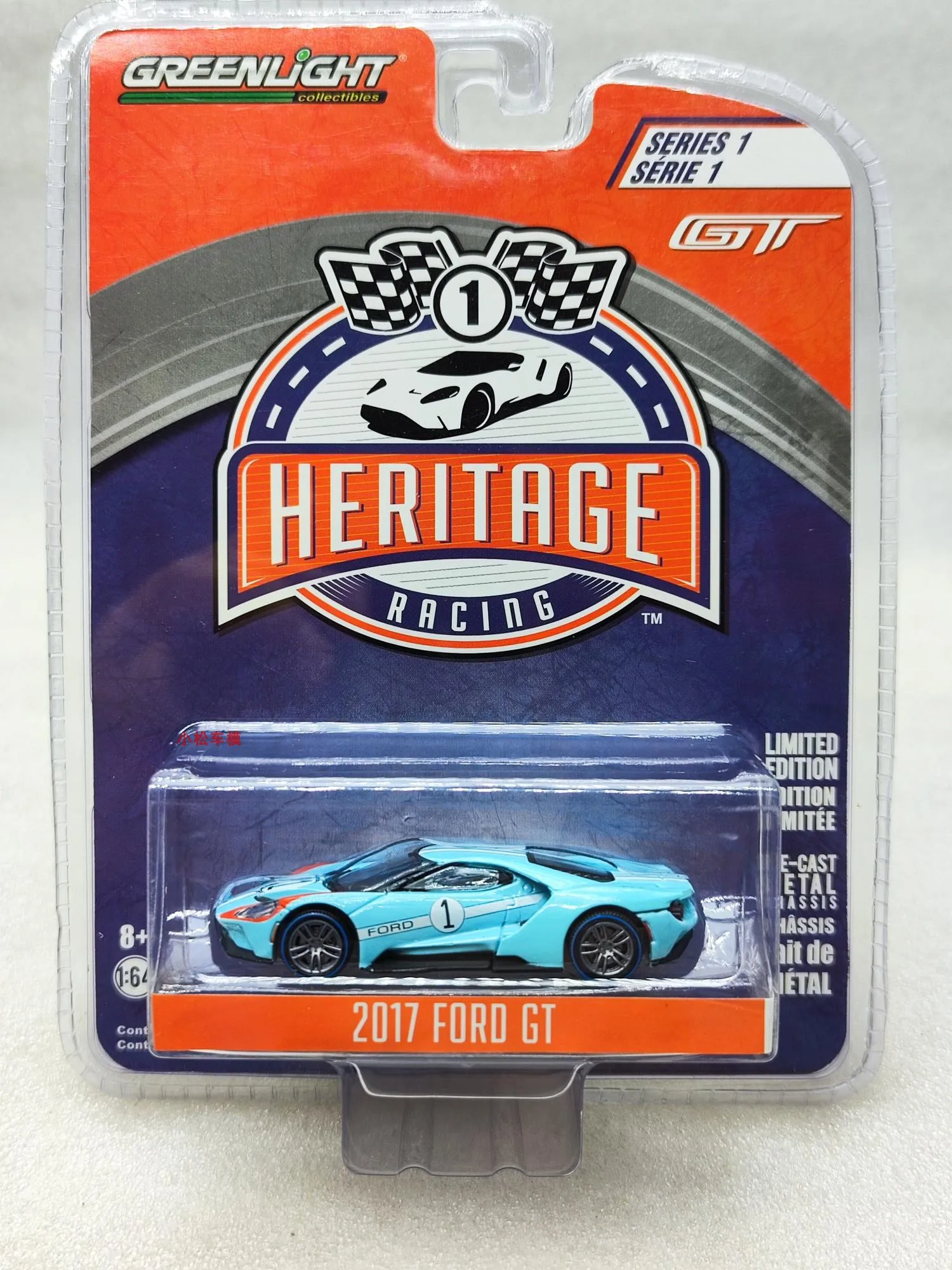 

GreenLight 1/64 2017 ford gt #1 Collection die cast alloy trolley model ornaments gift