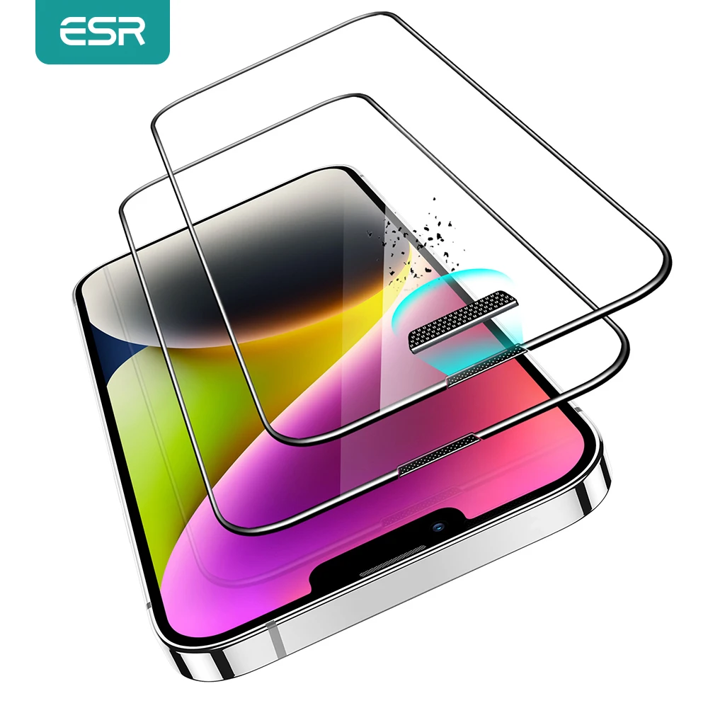 Esr For Iphone 14 Gorilla Tempered Glass Armorite Full Cover Screen