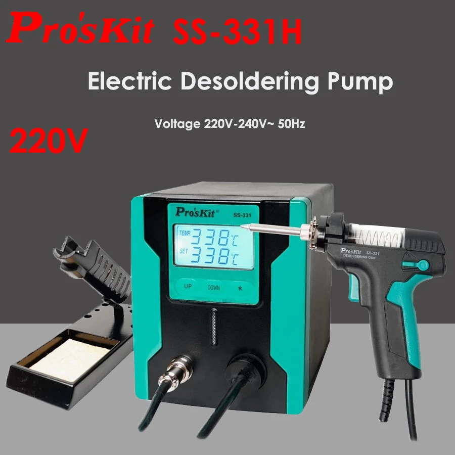 Pro'skit Ss331 Electric Desoldering Gun Antistatic High Power Strong