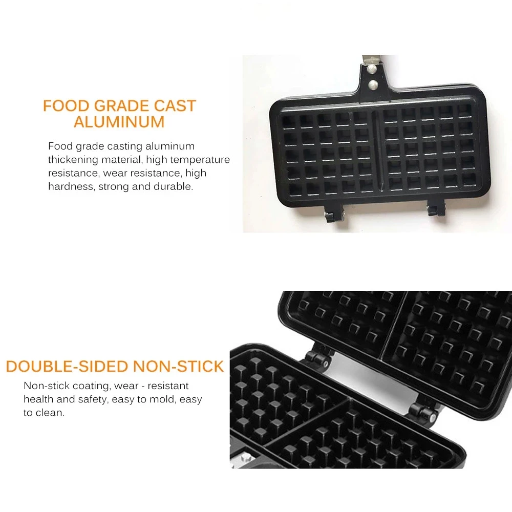 Cooking Waffle Maker Cake Mold Baking Tray Household Baking Accessories Kitchen Gas Pancake Wafel