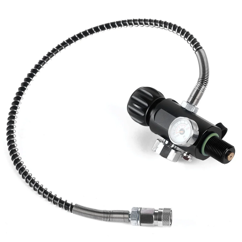 Valve Sécurité éclatement M18x1.5 VANNE DE CYLINDRE à Double Jauge 400Bar 6000PSI Station De Remplissage D'Ai5228 EUR 55,22 Tuyau 50 Cm Filetage M18x1 .5
