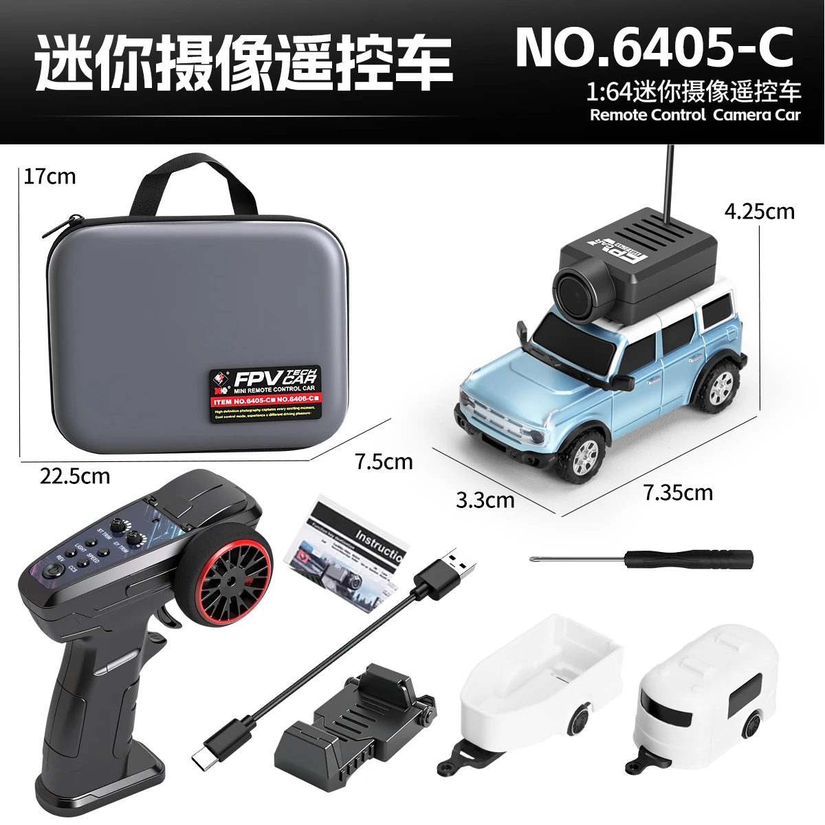 WLtoys 6405 6406-C كاميرا التحكم عن بعد سيارة مع F...