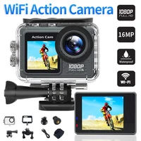 WiFi Action Camera 30m Waterproof Exercise Video Recorder 120° Wide Angle Underwater Camera with Accessories Kit 1