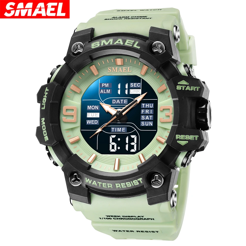 SMAEL 8049 Men’s Digital Sports Watch LED Luminous Military Outdoor Electronic