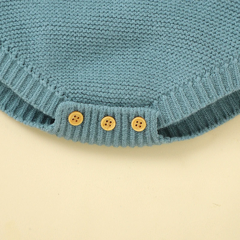 Baby Long Sleeve Knit Onesie 5