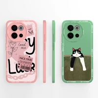 Phone Case For Vivo V40 Lite 5G Pretty Mountain Astronaut Liquid Silicone Protection Back Cover For Vivo V 40 Lite V40Lite Funda 1