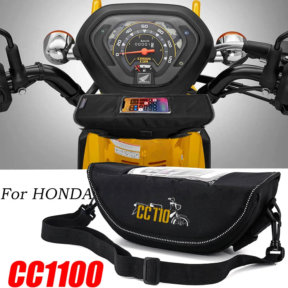 For Honda CC110 CC 110  Motorcycle accessory  Waterproof And Dustproof Handlebar Storage Bag  navigation bag