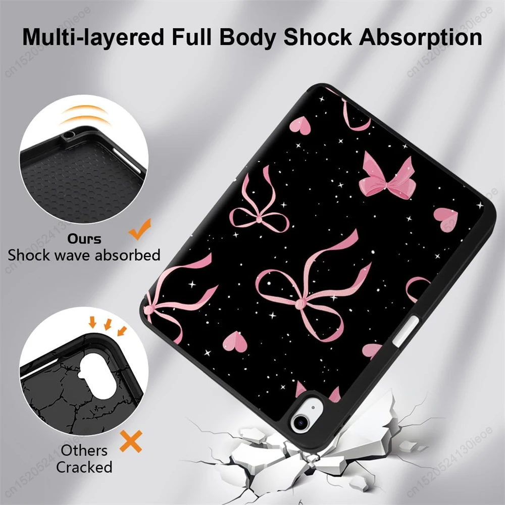 Universal Tablet Cover with Pencil Holder - Fits Various iPad Models