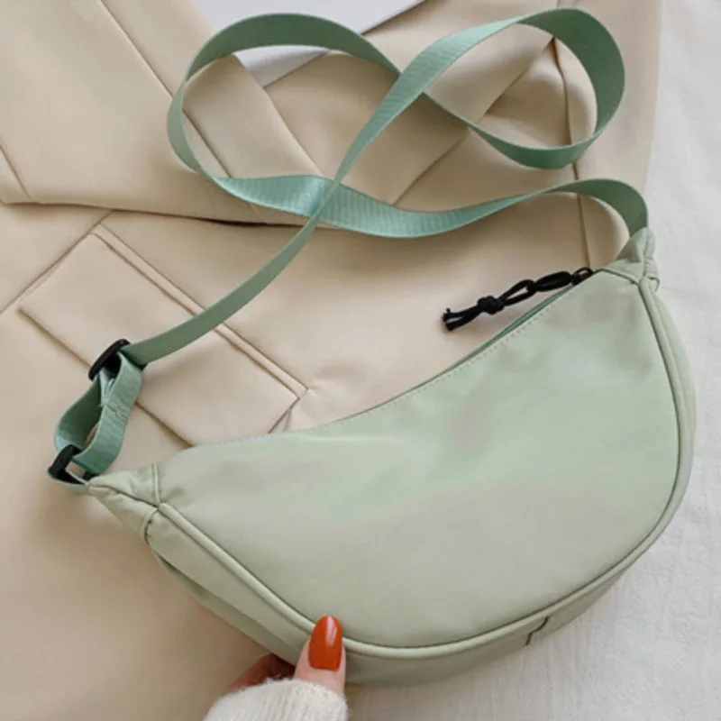 Capacity Crossbody Large Nylon Bag Simple Shoulder Casual Handbag For Woman Multicolored High-Quality Messenger Versatile Luxury