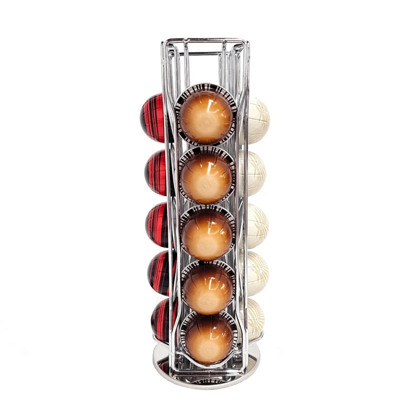 Supporto Per Cialde Di Caffè Per Vertuo Line Coffee Capsule Pods Holder Espositore 20 Tazze Storage Organizer Scaffali Rack
