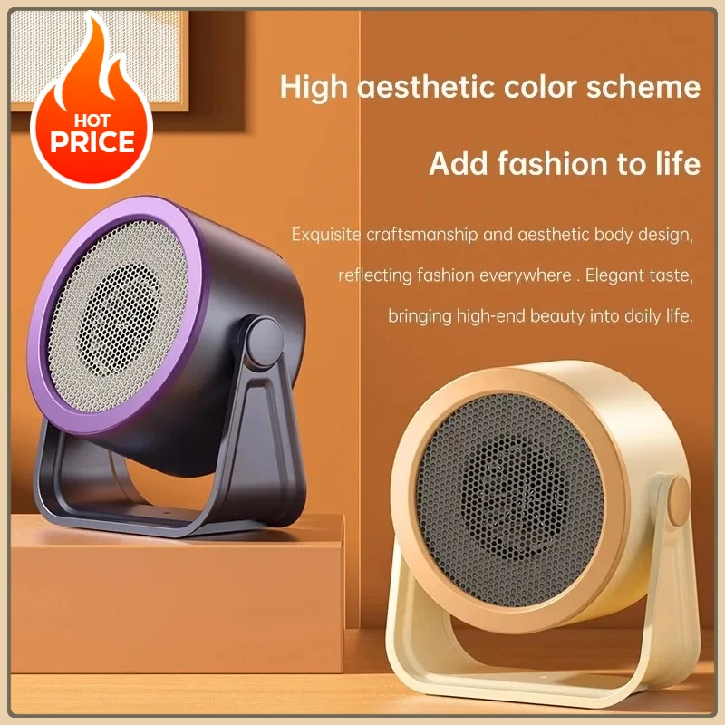 Energy-efficient Warm Air Blower Portable Desktop Hot Air Blower Mini Fan Stove Warm Heater Low Noise Energy Saving Heater