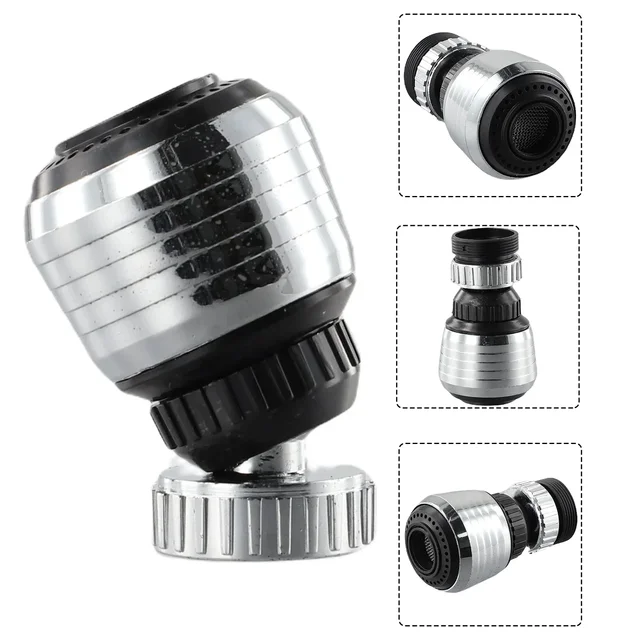 Faucet Splash Nozzle Rotate Swivel Water Saving Tap Kitchen Water Saver ABS Chrome Home Improvement Plumbing Fixtures 1