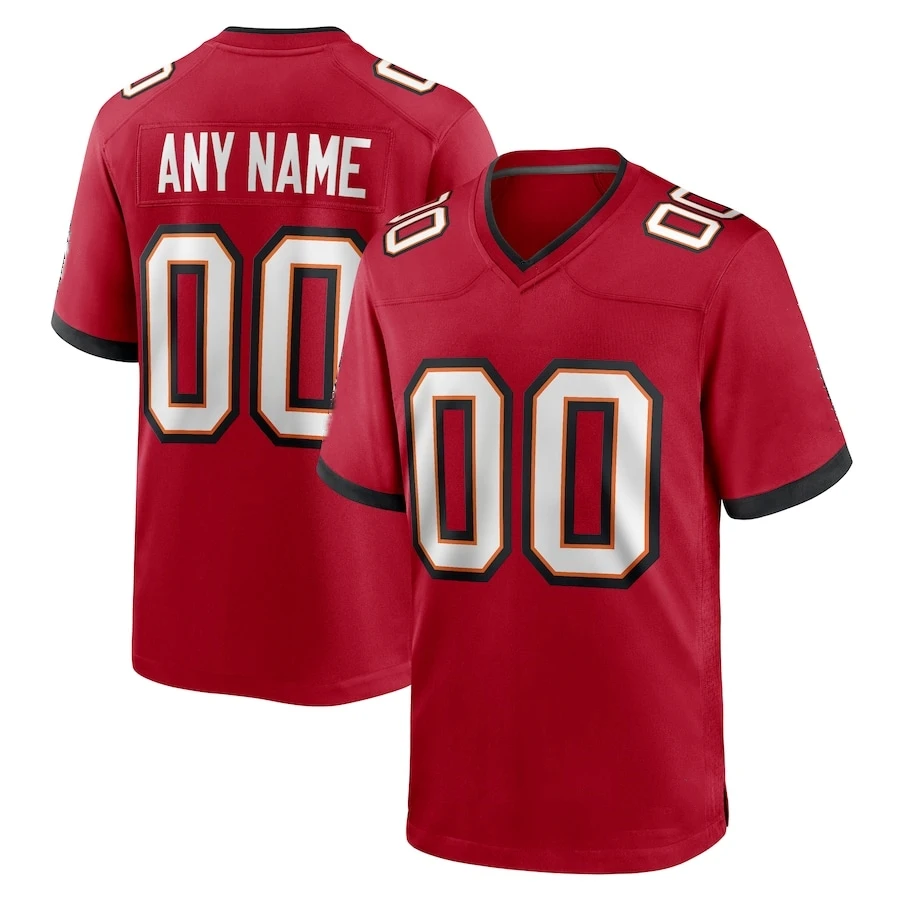 thumbnail image 1 of Camiseta personalizada de fútbol americano cosida de Tampa Bay, camiseta personalizada con cualquier nombre y número para hombres, mujeres y jóvenes, 1 of 4