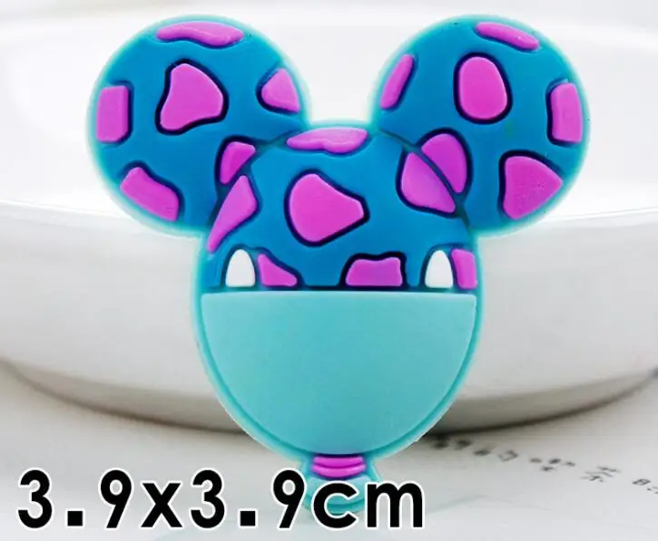 5Pcs Disney Mickey Stitch Straw Covers Cap Topper Silicone