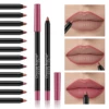 12 pcs Lip Liner Pencil Set Matte Lipliner Pencil Lipstick Waterproof Long Lasting Nude Contour Lipstick Pen Lip Tint Cosmetics 2