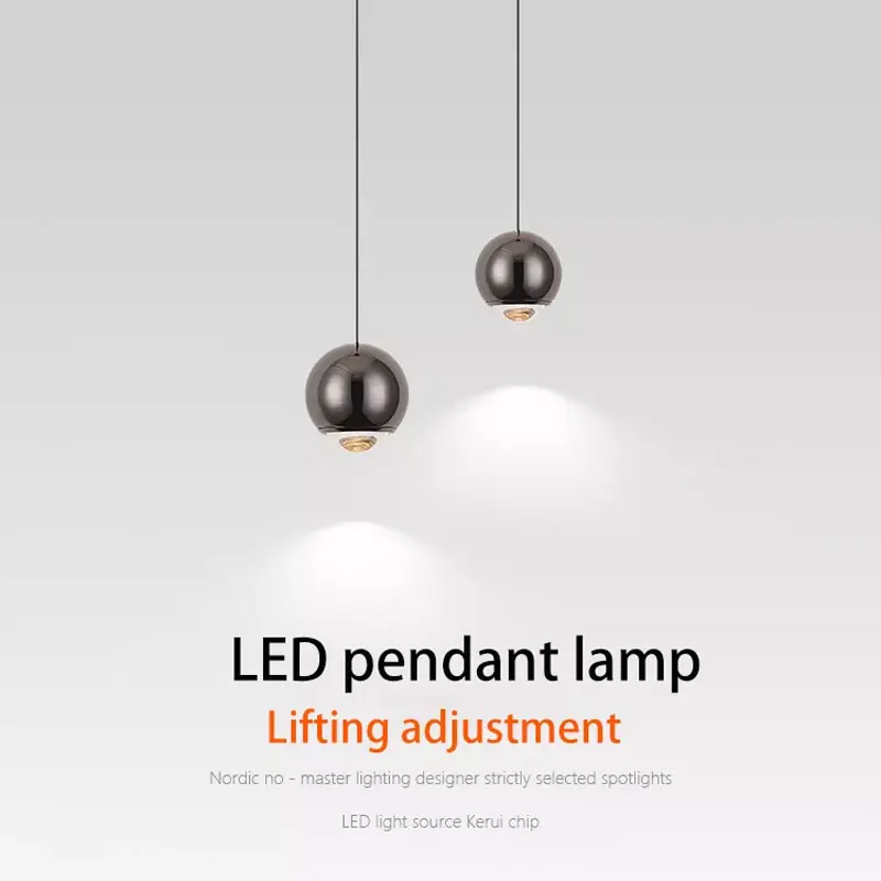 

Modern LED Pendant Lights Lamp For Bedroom Bedside Stretch Lifting Adjustable Line Hanging Decoration Fixture Indoor Lighting
