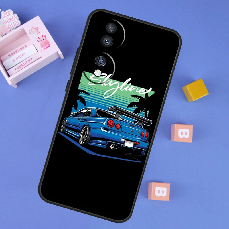 Skyline GTR R32 Theme Phone Case Cover