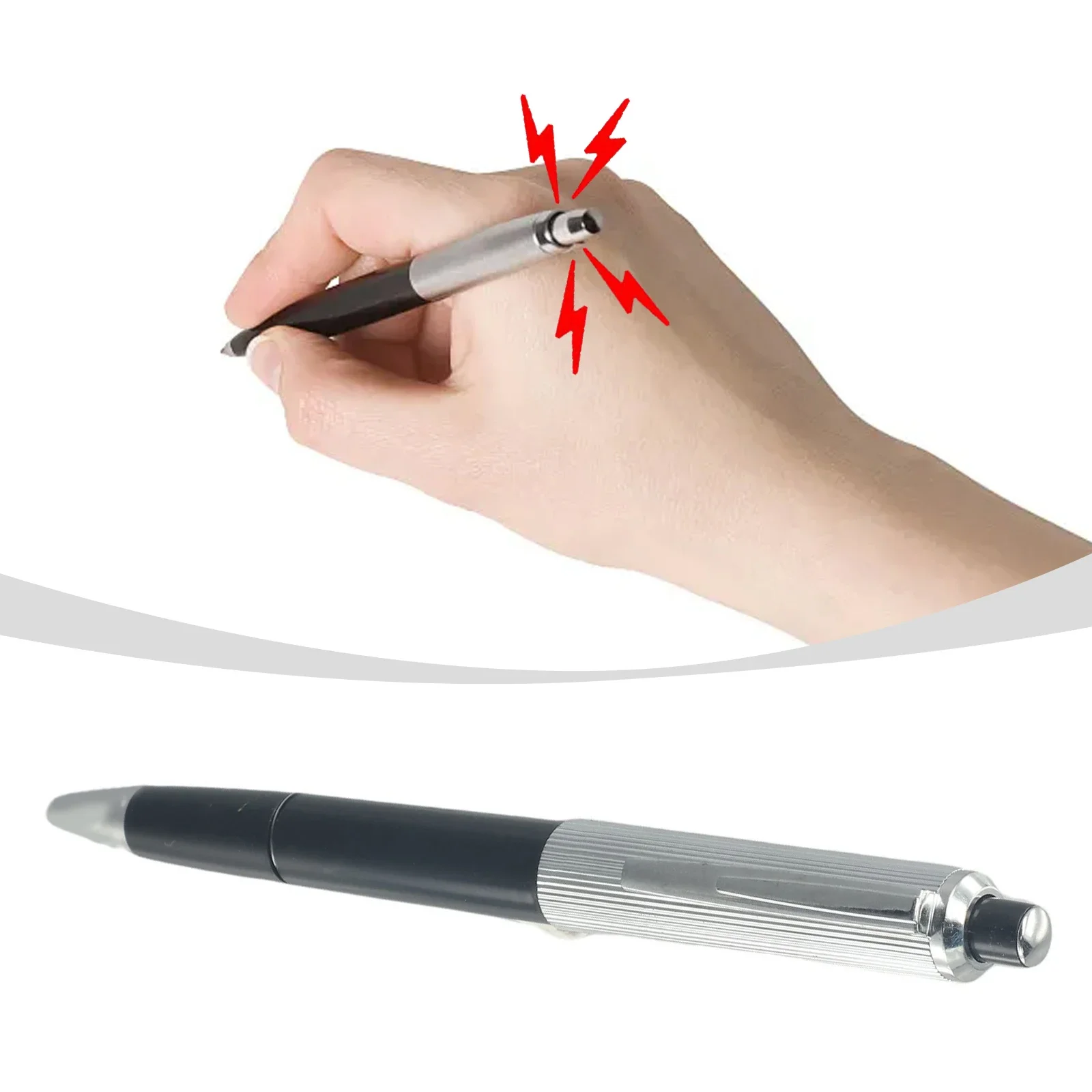 Electric Shock Pen Novelty Prank Trick Joke Gag Toy Gift Funny Gift Gag Fun Fake Supplies APRIL FOOL'S DAY Accessories 10mm electric shock pen toy
