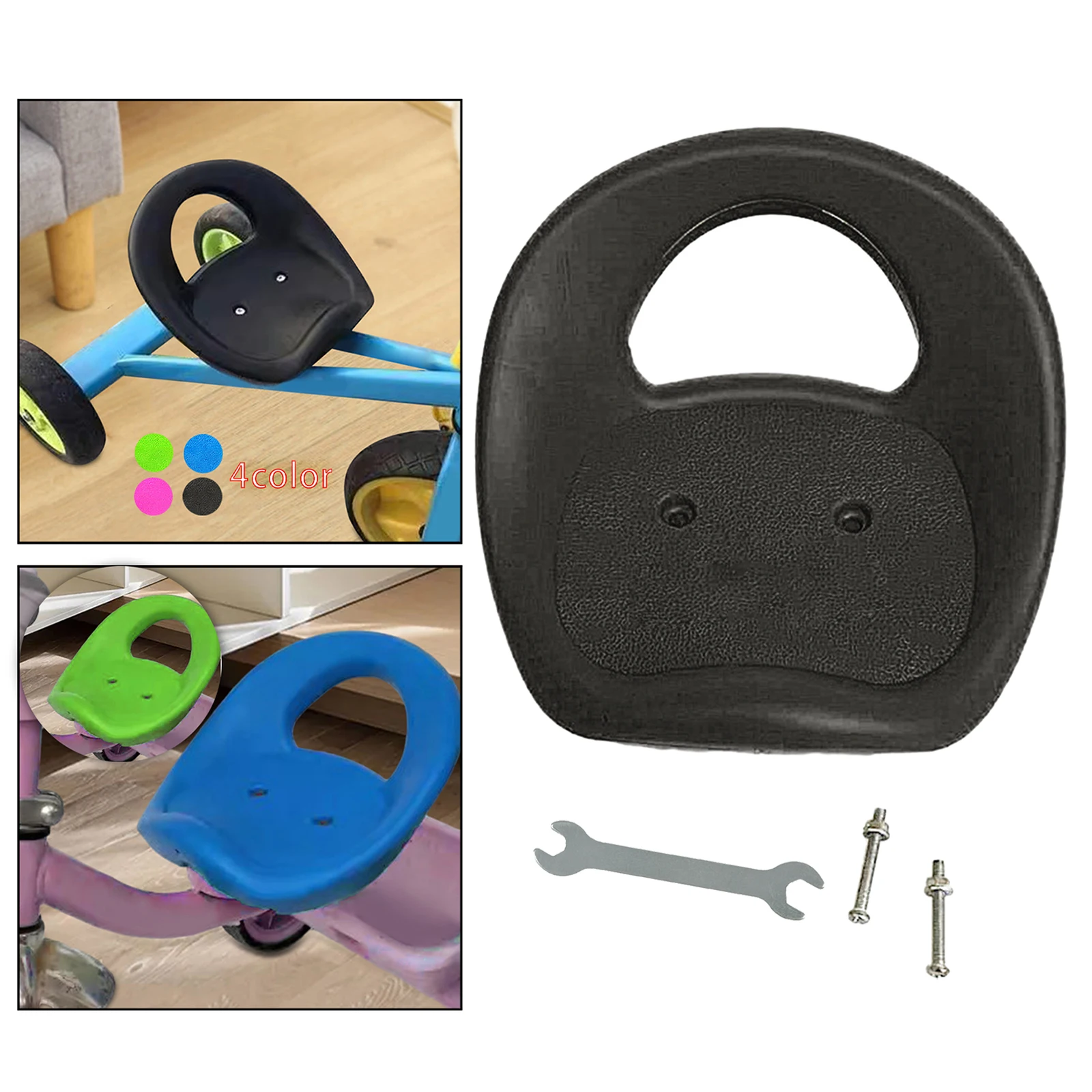 Kids Tricycle Seat Low Back Kart Seat Saddle Go Kart Car for Racing Cart For Racing Balancing Vehicle