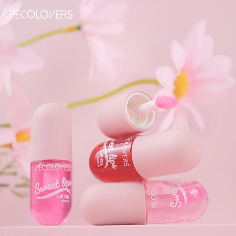 Mini Capsule Color Change Lipgloss Lip Plumper Makeup Glitter Moisturizing Transparent Gloss Nutritious Liquid Lipstick Cosmetic 2