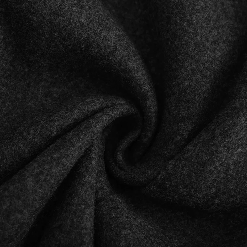 Classic Wool Blend Peacoat with Notched Lapel and Button Closure for Men s Winter Fashion Outerwear Warm Overcoat Coat