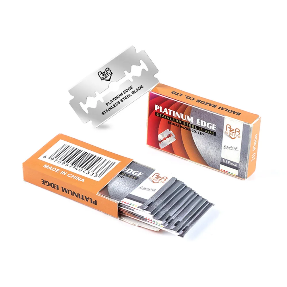 

50/30pcs/lot Double Edge Razor Blades Men'S Razor Blades Shaving Stainless Steel Shaving Blades Manual Razor Blade Shaving Tool