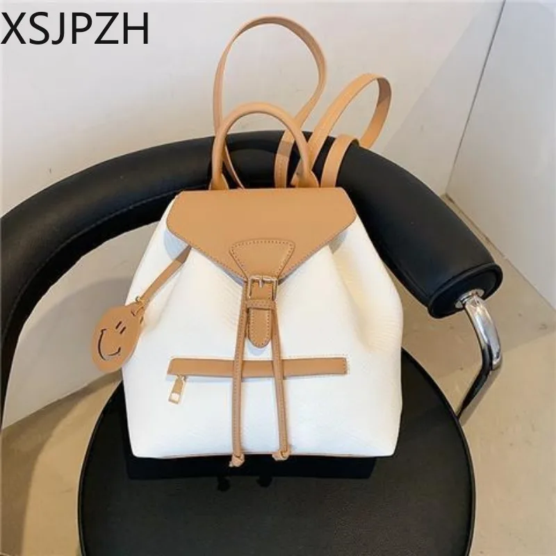 

XSJPZH Backpack Female 2023 New Explosion Wing Slung Female Ins Largecapacity Schoolbag College Students Fashion Trend Versatile