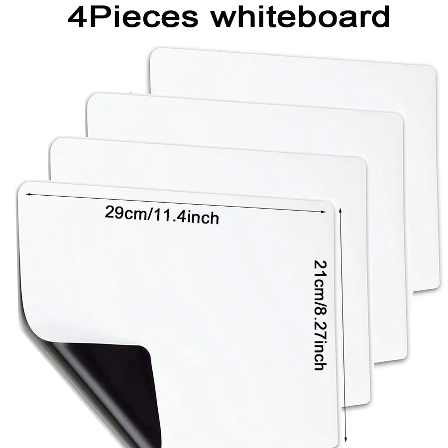 4-pieces-fridge-calendar-magnetic-dry-erase-whiteboard-stickers-for