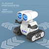 RC Robot Toys With Walkie Talkie Function,Gesture Sensing, Programming Motion,Dance And Shining LED Eyes Gift For Kids 6