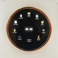 Machine à lait de soja, presse-agrumes de 1400ML, 1,4 l, avec 16 lames, pour plantes faites maison, avoine, amande, céréales, boissons 6