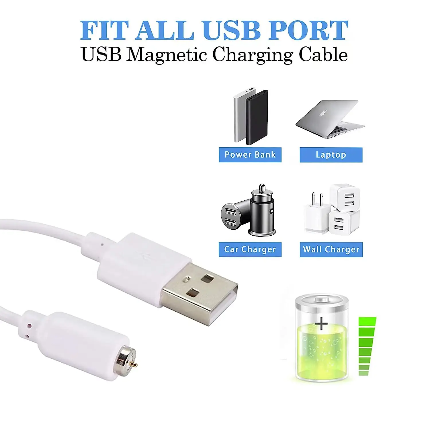 NUOLIANXIN Replacement Magnetic Charging Cables USB Charger Cord