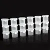100pcs 6 Cups Paint Pots Strip 10ml/0.34oz Mini Empty Plastic Pigment Cups Jars Art Painting Craft Supplies Storage Containers 3