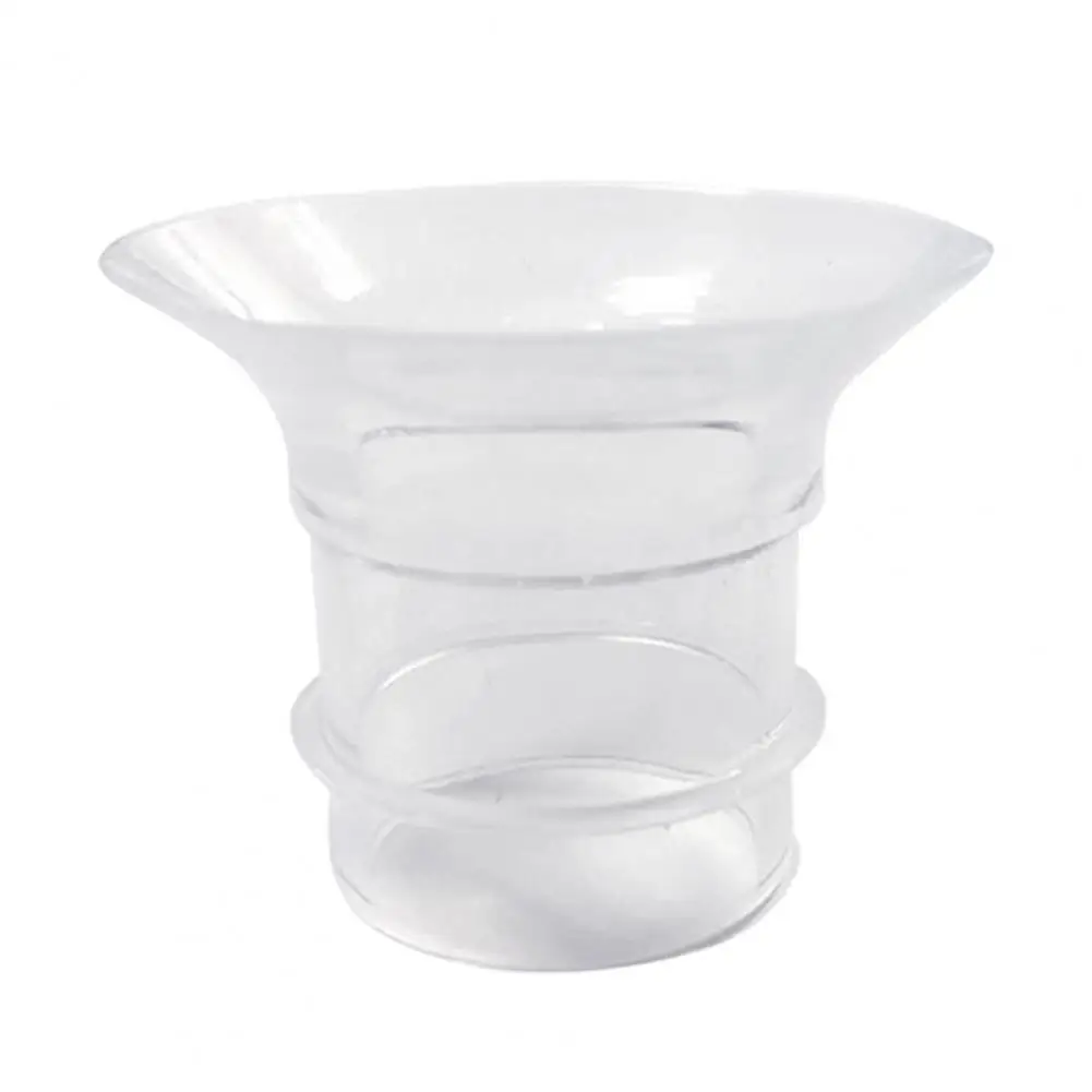 

10Pcs Compact Breast Pump Convertor Easy to Clean Flange Inserts Breast Pump Horn Cover Mouth Converter Home Supply