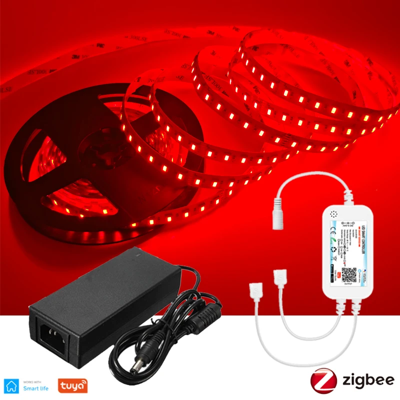 5in1 Rgbcct Zigbee 3.0 Led Light Strip Dc12v 24v 5050 3528 Rgbcw