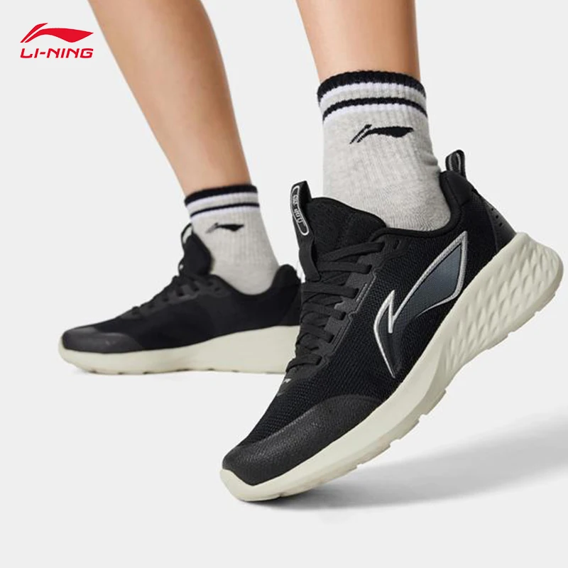 LI-NING Women LIGHTCLOUD Running Jogger Shoes Breathable Comfortable LiNing Stylish Retro Sneakers ARSV038