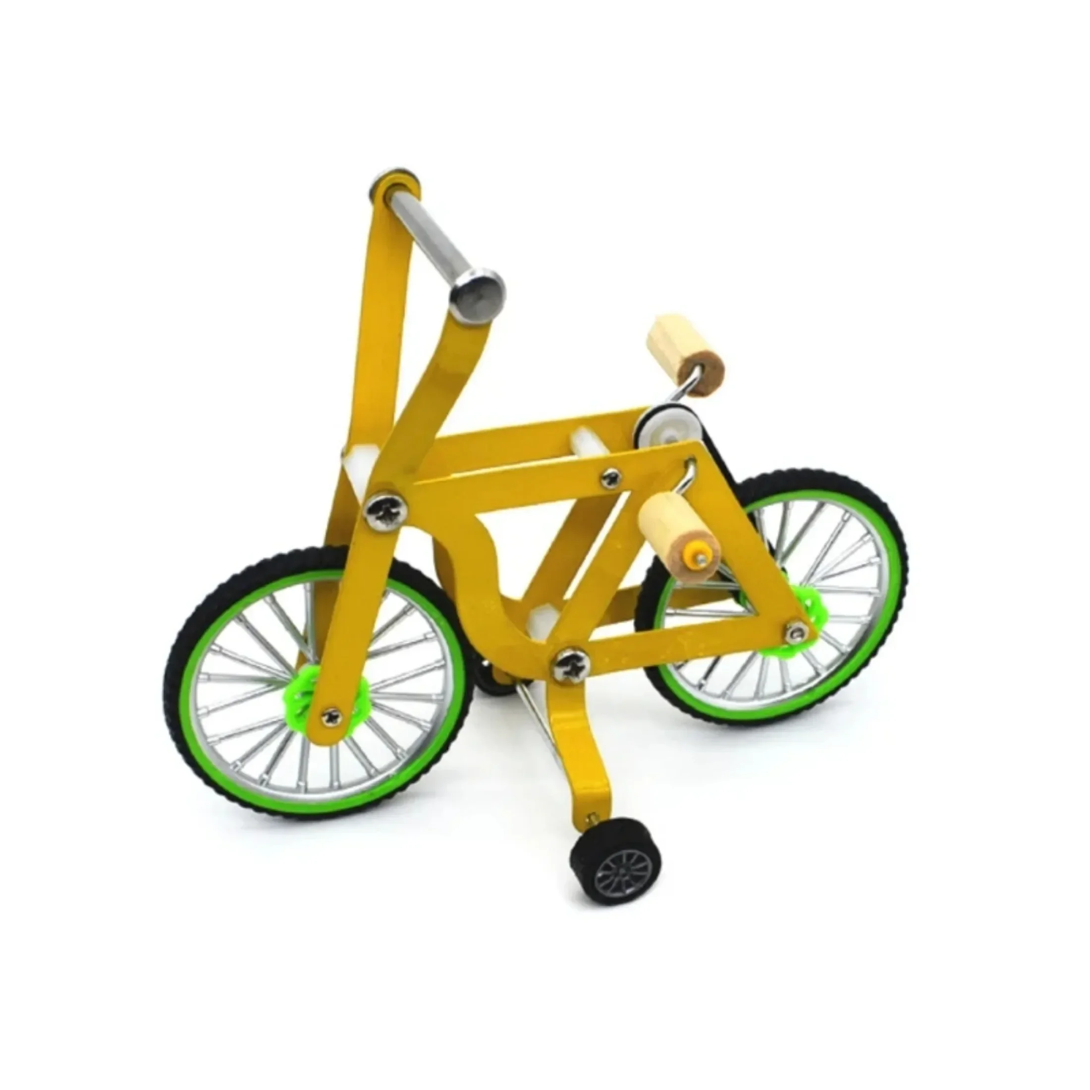 Bird Intelligence Training Props Yellow Bicycle Toy Parrot Educational Table Top Trick Prop Toys Parakeet Cockatoo