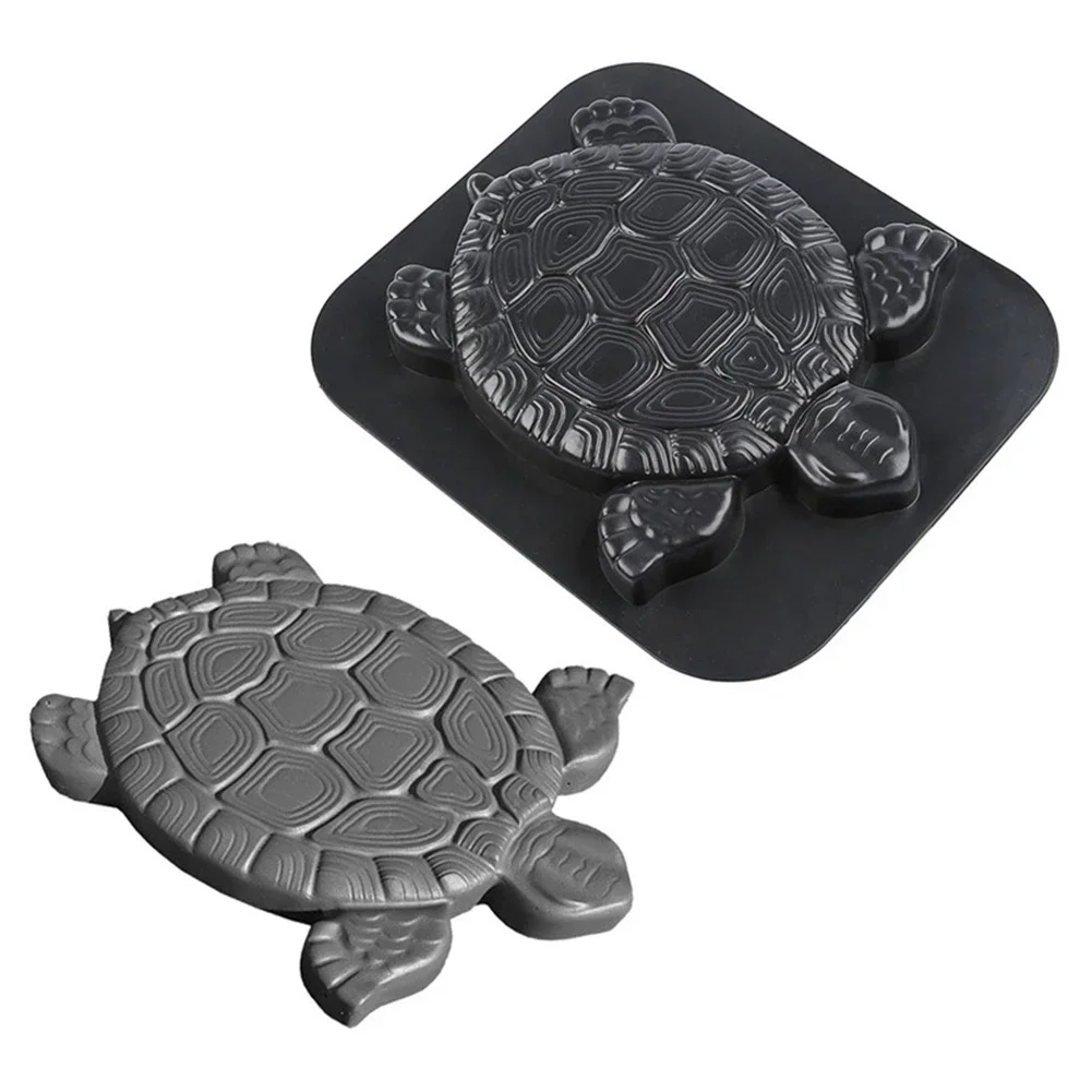 Tool Paving Mold Concrete Cement Reusable Turtle Shape Driveway Road Outdoor ABS Black Garden Decor Stepping Stone Landscape