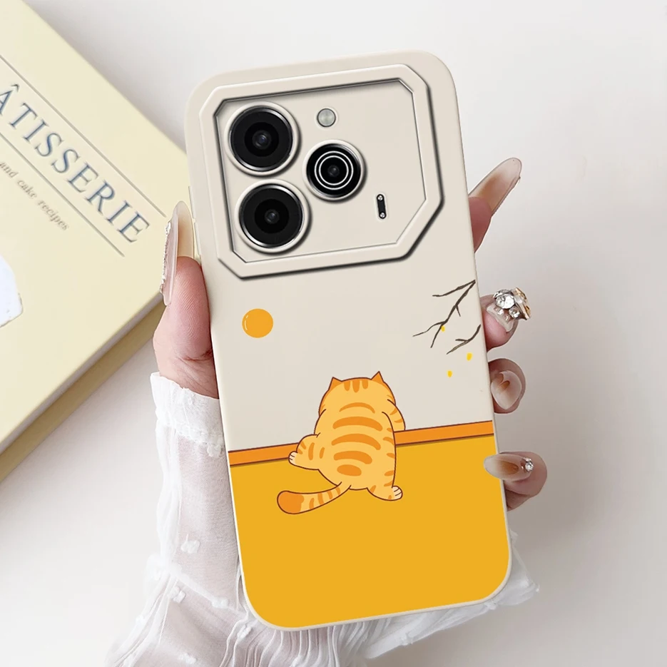 Cute Fashion Painted Soft TPU Phone Case - 6.78'' Cover with Bumper Protection