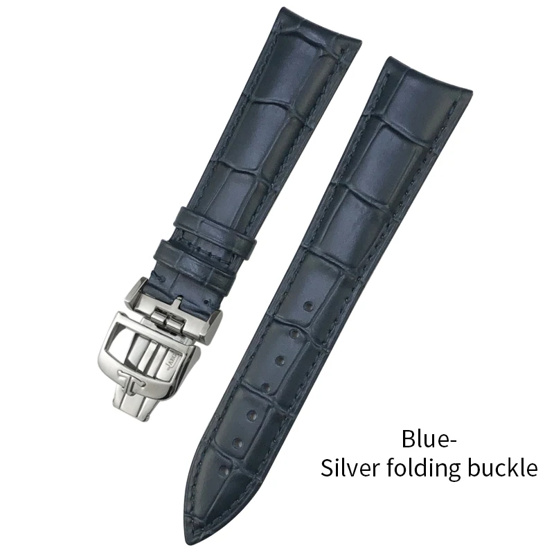 Cinturino In Alligatore 15mm 16mm 17mm 18mm Nero Blu Rosso Cinturino Da Donna Per Jaeger-Lecoultre Reverso Rendez-vous MASTER ULTRA Sottile - Foto 14