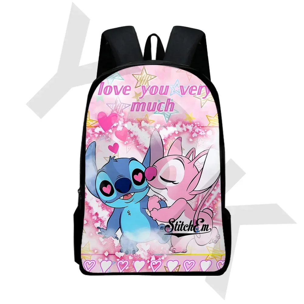 

Disney 3D Printed Stitch Schoolbag Backpack for Primary and Secondary School Students Cartoon Men and Women Mochila