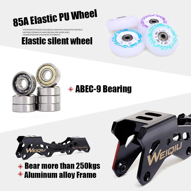 Professional Inline Roller Skates Woman Man Kids Adult Speed Skate Shoes Outdoor Size 34-46 roller skates