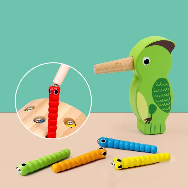 Wooden Strawberry Magnetic Bug Catching Game 5 Worms 1 Wooden Children Grasping Toys Accessories Montessori Educational Toys New 1 Wooden Strawberry Magnetic Bug Catching Game 5 Worms 1 Wooden Children Grasping Toys Accessories Montessori Educational Toys New 1
