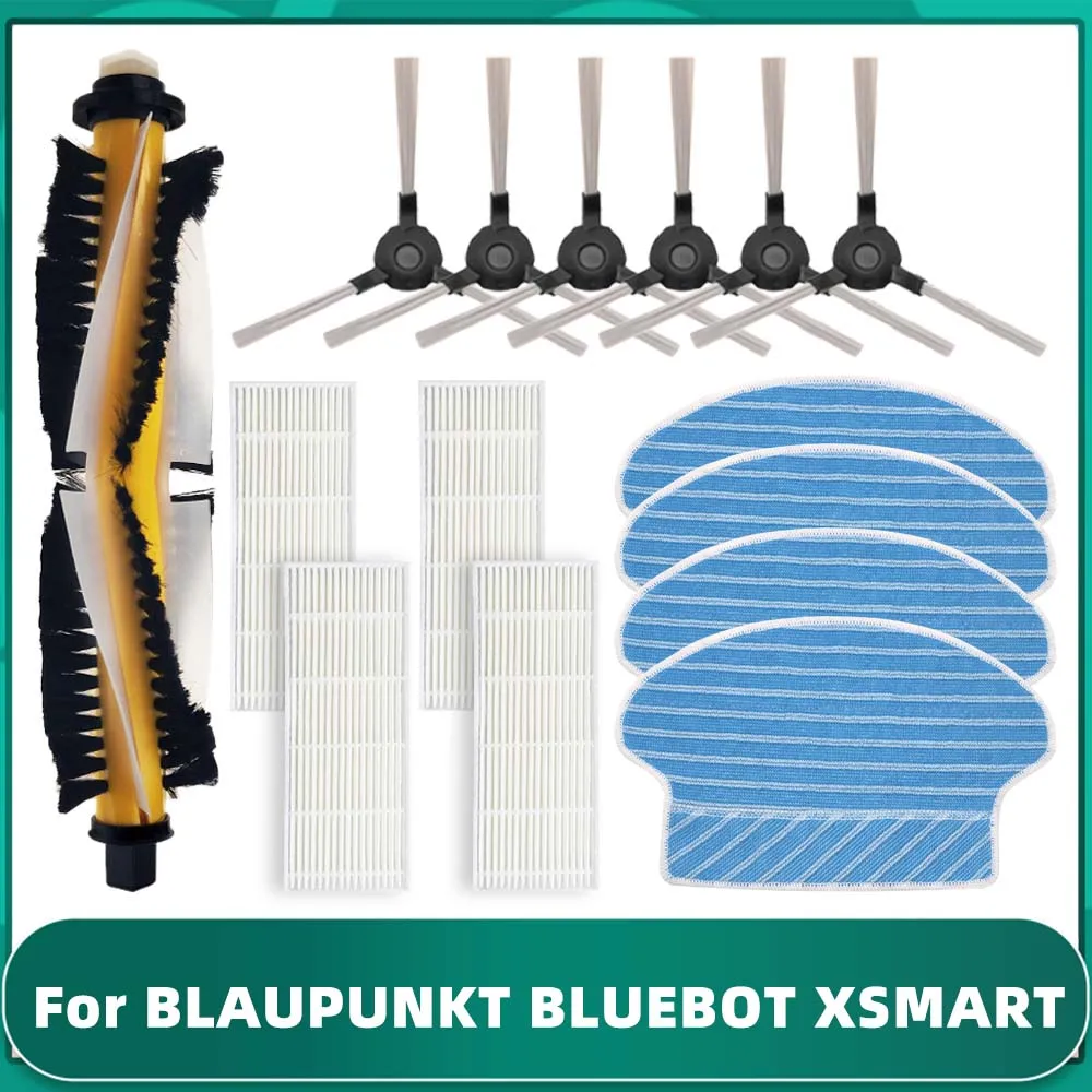 2x Blaupunkt Bluebot XVAC BPK-VCBB1XVB ‚Äì Robotstofzuiger Met Optie Tot Dweilfunctie Ai Slimme Gyro Navigatie