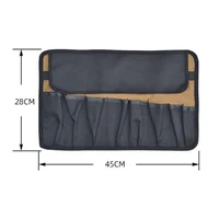 Sacs à outils Oxford rangement boîte à outils Portable bobine pliante roulant électriciens organisateur multi-usages Kit d'outils de réparation de voiture sacs 2
