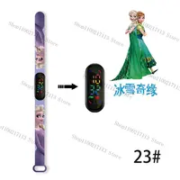 Disney Frozen Children's Watches Anime Character Aisha Anna LED Waterproof Touch Electronic Sports Bracelet Watch kids gifts 2