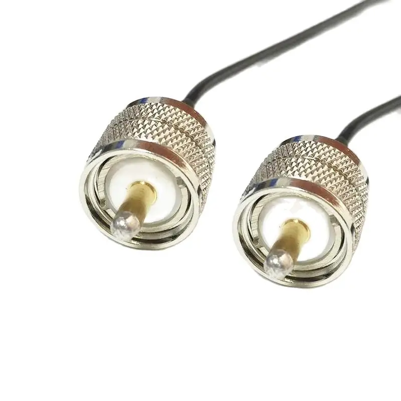 

New UHF Male Plug Switch UHF PL259 Pigtail Vable RG174 Wholesale 20CM 8" Adapter