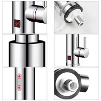 3000W chauffe-eau électrique salle de bains cuisine robinet chauffe-eau sans réservoir robinet électrique coulant avec affichage de la température 5