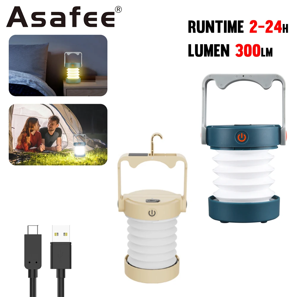 

Asafee HL-8180 LED 370LM Work Light Foldable Lamp Built-in Battery Rechargeable Support Output Lantern Magnet Camping Outdoor